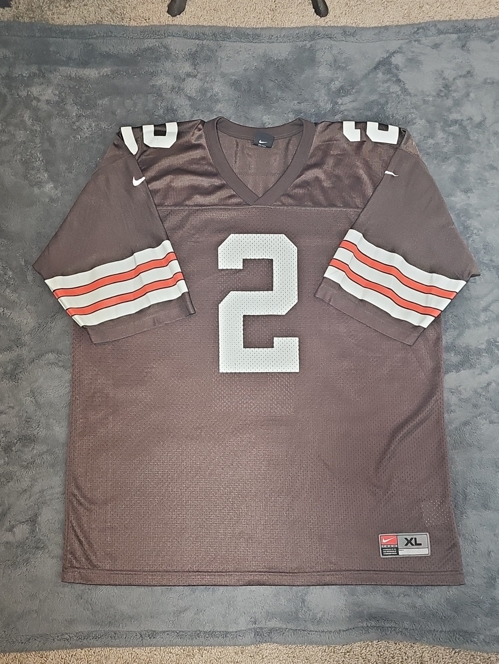 Vintage Tim Couch Cleveland Browns Nike Football Jersey Brown NFL Size XL